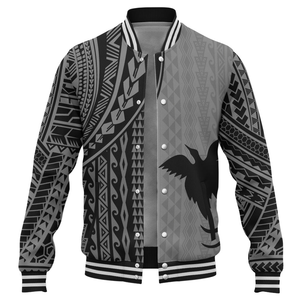 Papua New Guinea Baseball Jacket Polynesian Tattoo