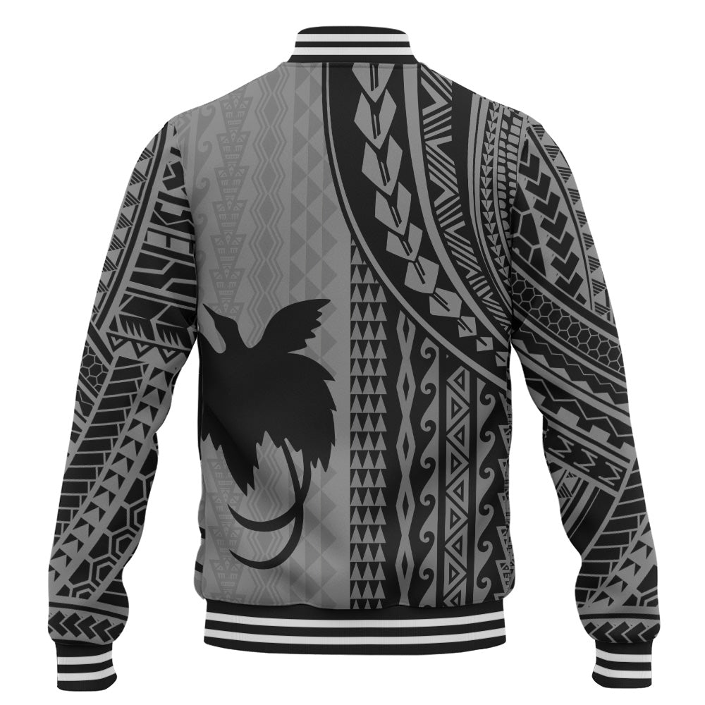 Papua New Guinea Baseball Jacket Polynesian Tattoo