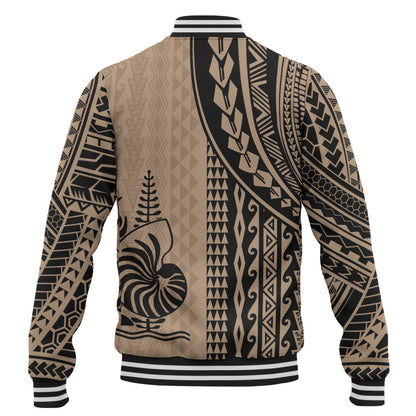 New Caledonia Baseball Jacket Polynesian Tattoo