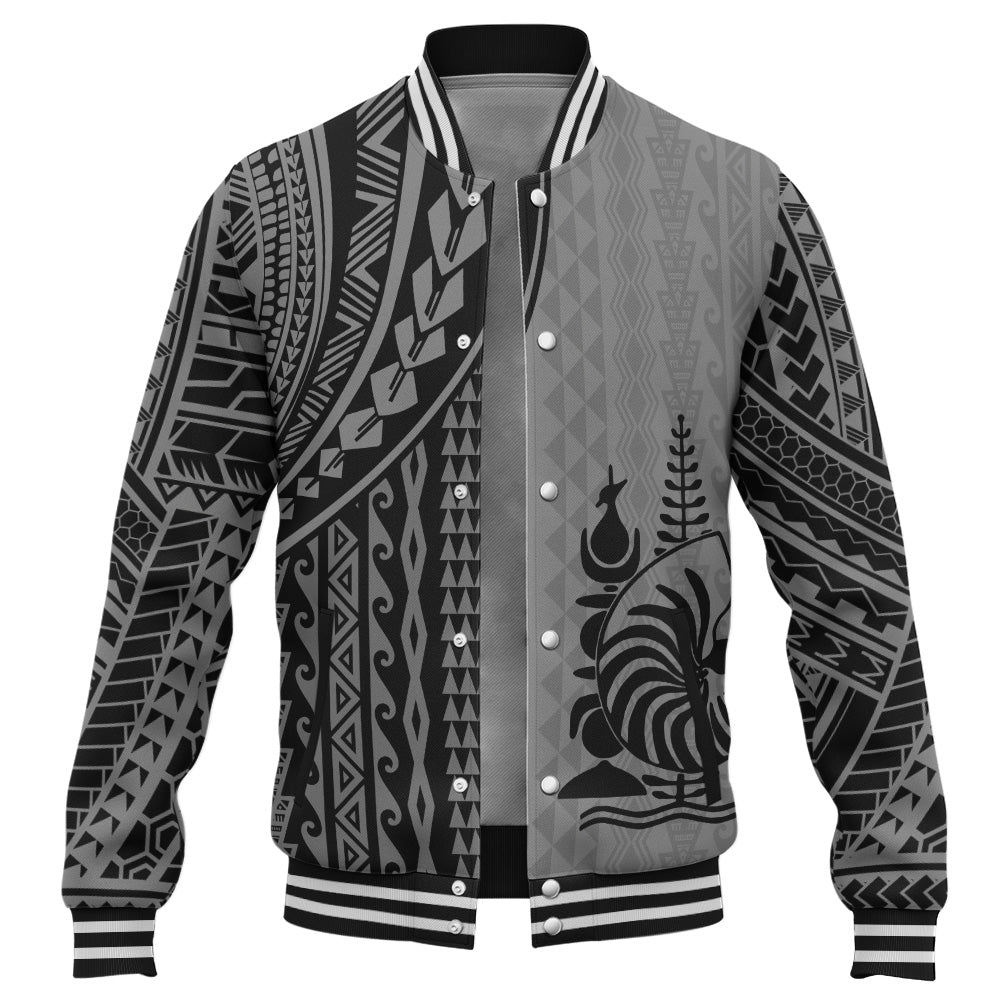 New Caledonia Baseball Jacket Polynesian Tattoo