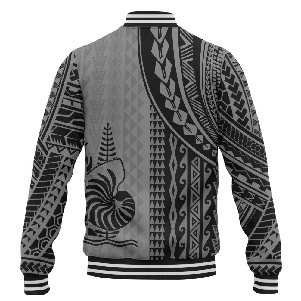 New Caledonia Baseball Jacket Polynesian Tattoo