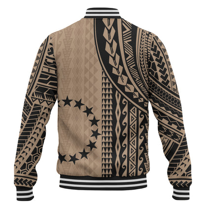 Cook Islands Baseball Jacket Polynesian Tattoo