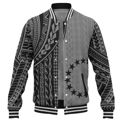 Cook Islands Baseball Jacket Polynesian Tattoo