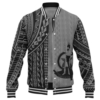 Vanuatu Baseball Jacket Polynesian Tattoo