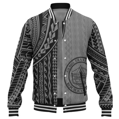 Palau Baseball Jacket Polynesian Tattoo