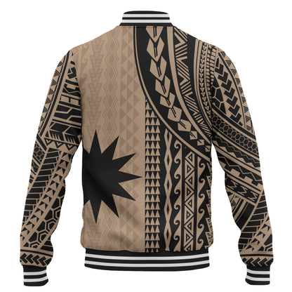 Nauru Baseball Jacket Polynesian Tattoo