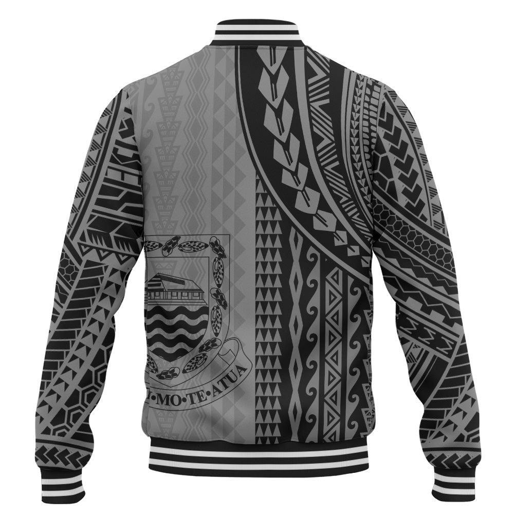 Tuvalu Baseball Jacket Polynesian Tattoo