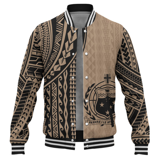 Samoa Baseball Jacket Polynesian Tattoo