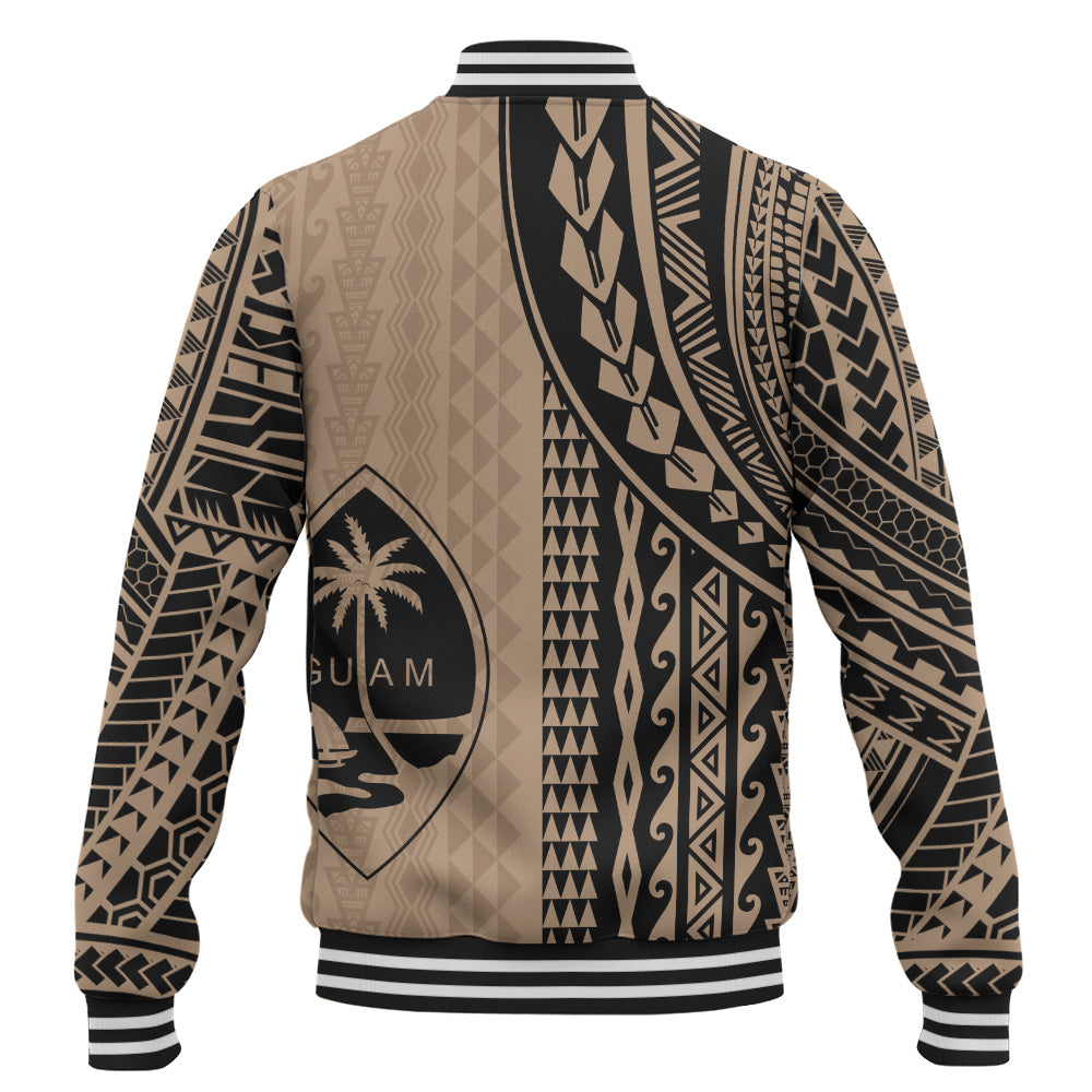 Guam Baseball Jacket Polynesian Tattoo