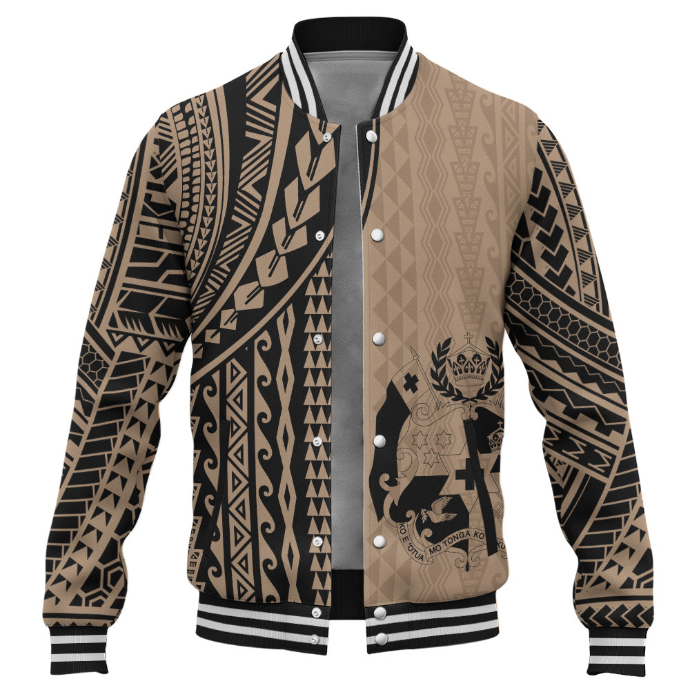 Tonga Baseball Jacket Polynesian Tattoo