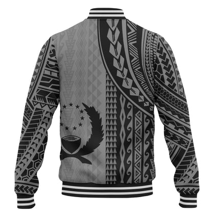 Pohnpei State Baseball Jacket Polynesian Tattoo