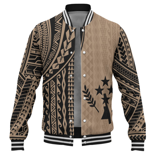 Kosrae Baseball Jacket Polynesian Tattoo