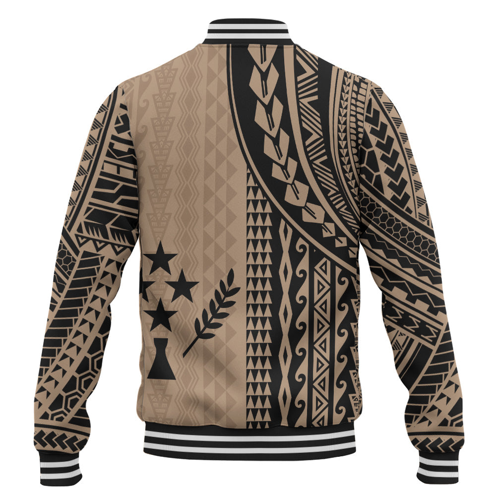 Kosrae Baseball Jacket Polynesian Tattoo