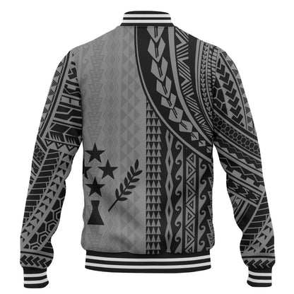 Kosrae Baseball Jacket Polynesian Tattoo