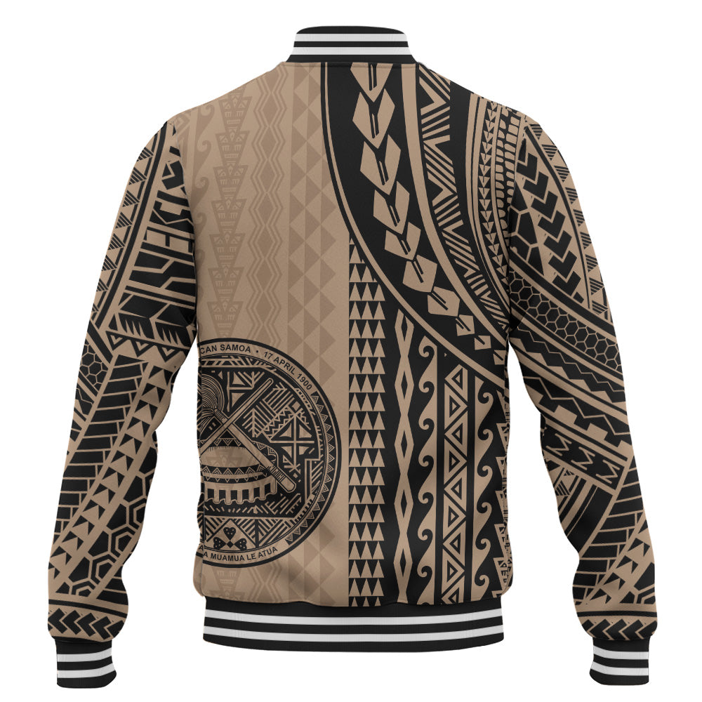 American Samoa Baseball Jacket Polynesian Tattoo