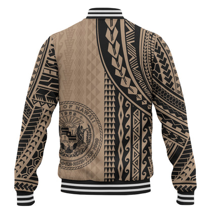 Hawaii Baseball Jacket Polynesian Tattoo