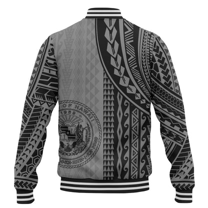 Hawaii Baseball Jacket Polynesian Tattoo