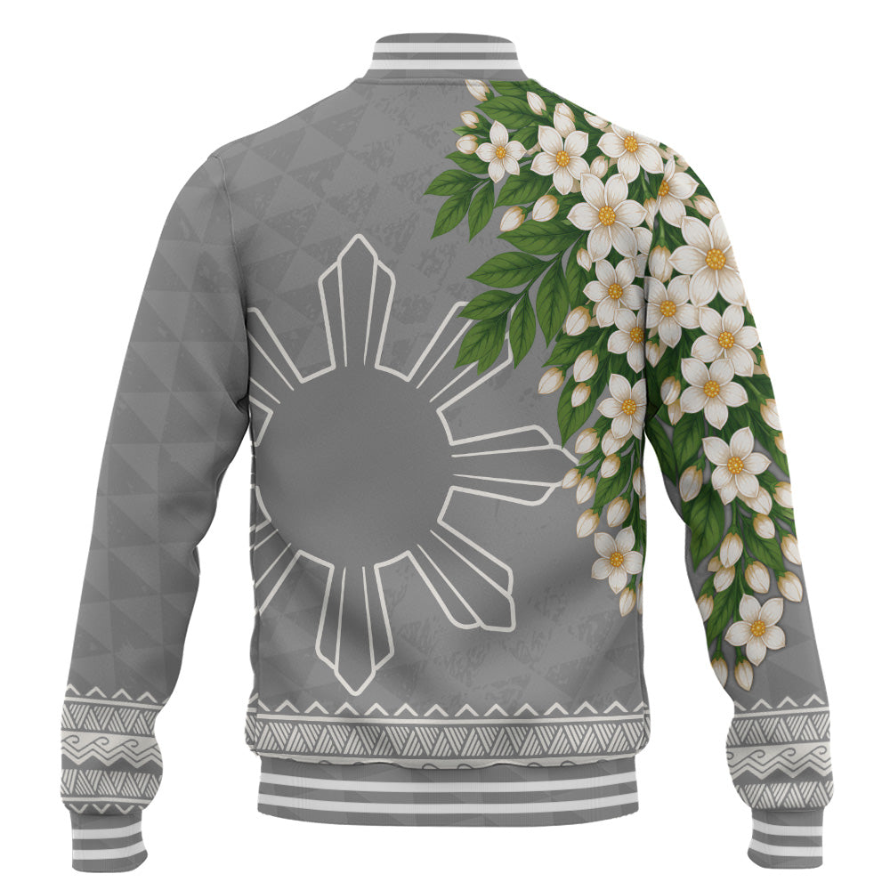 Philippines Filipinos Baseball Jacket Sampaguita Sunshine Bloom Style