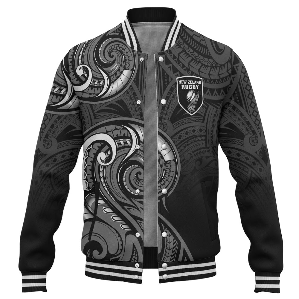 New Zealand Baseball Jacket Maori Koru Spirit Style