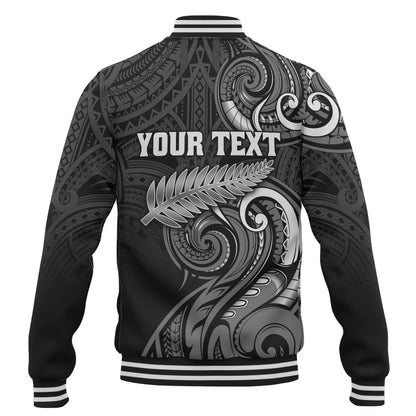 New Zealand Baseball Jacket Maori Koru Spirit Style