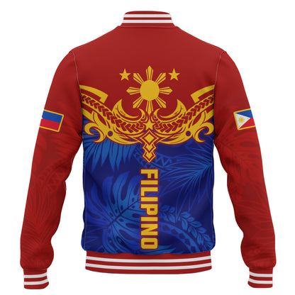 Philippines Filipinos Baseball Jacket Tropical Polynesian Philippines