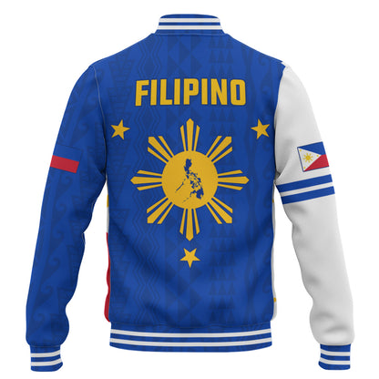 Philippines Filipinos Baseball Jacket Island Pride Style