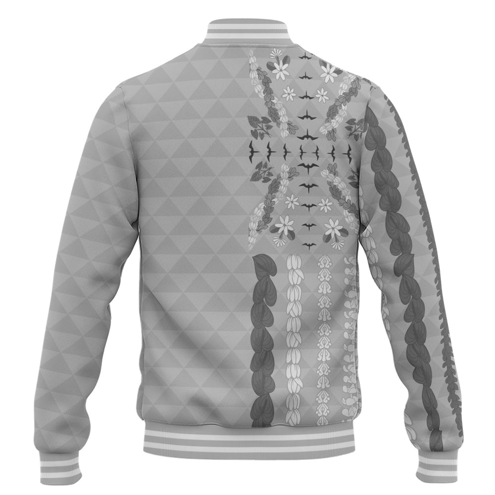 Hawaii Baseball Jacket Lei Flower Island Elegance