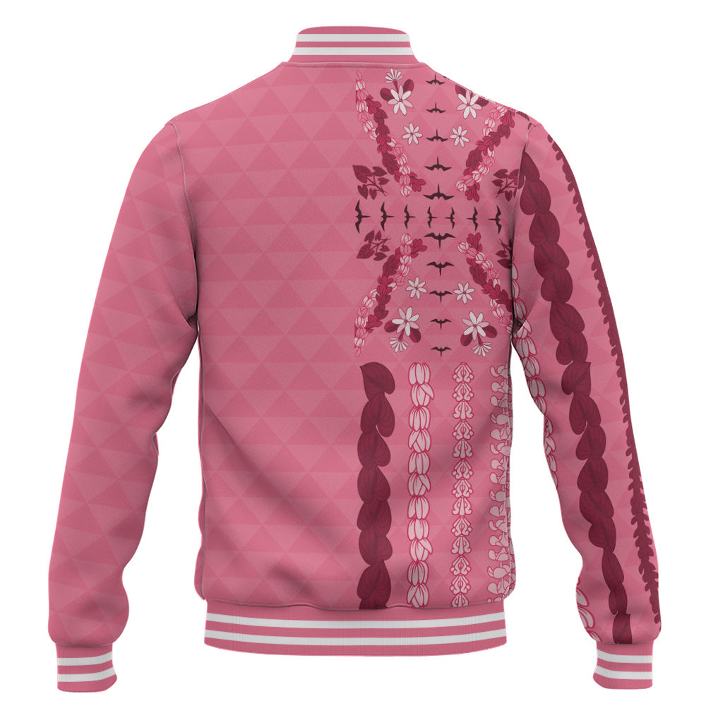 Hawaii Baseball Jacket Lei Flower Island Elegance
