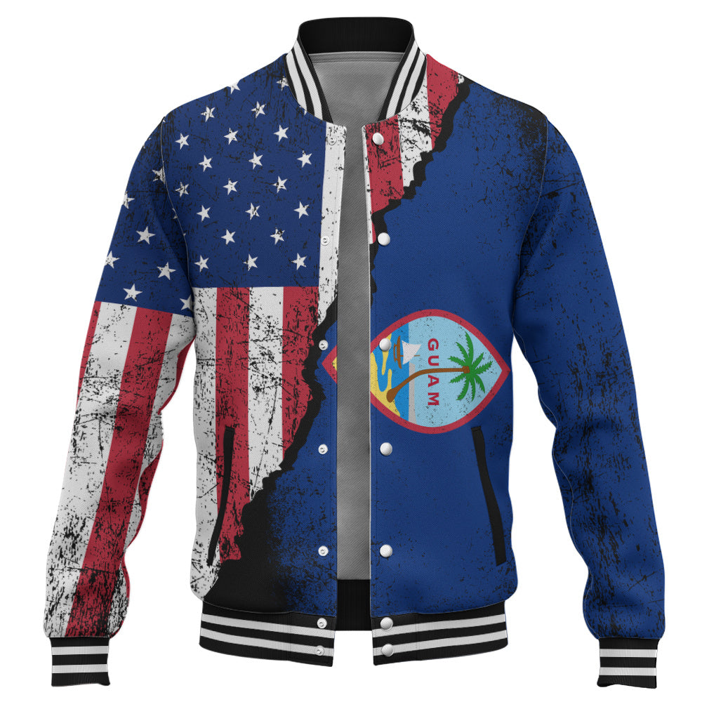 Guam Baseball Jacket American Unity Style