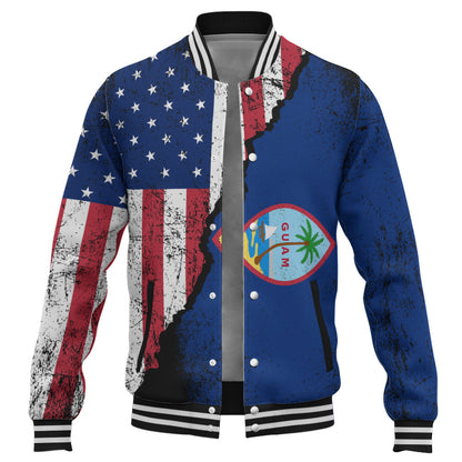 Guam Baseball Jacket American Unity Style
