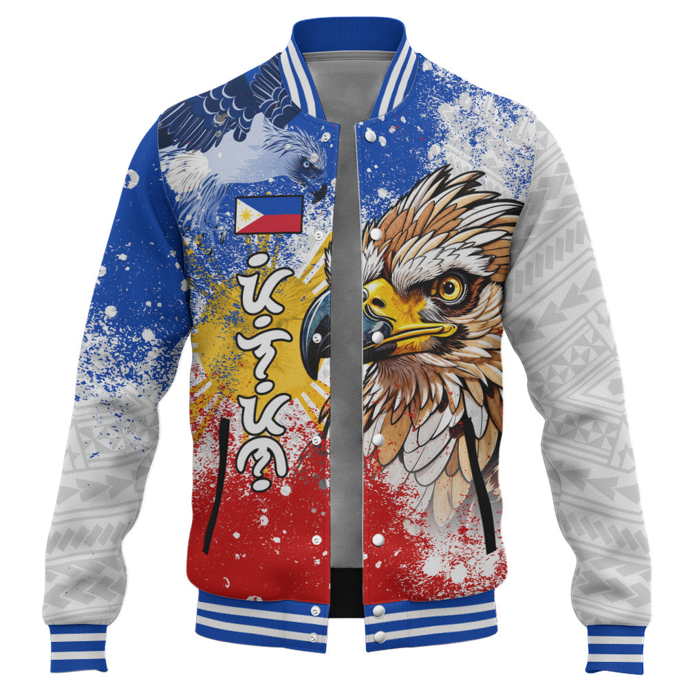 Philippines Filipinos Baseball Jacket Eagle Flag Warrior Pride