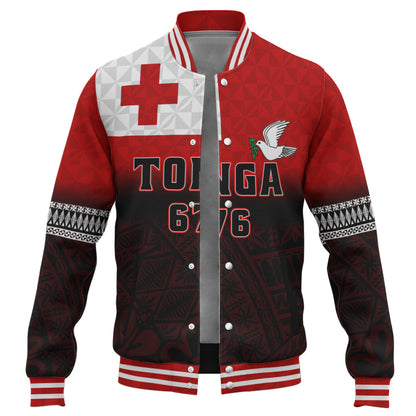 Tonga Baseball Jacket Kingdom Crest 676 Island Pride