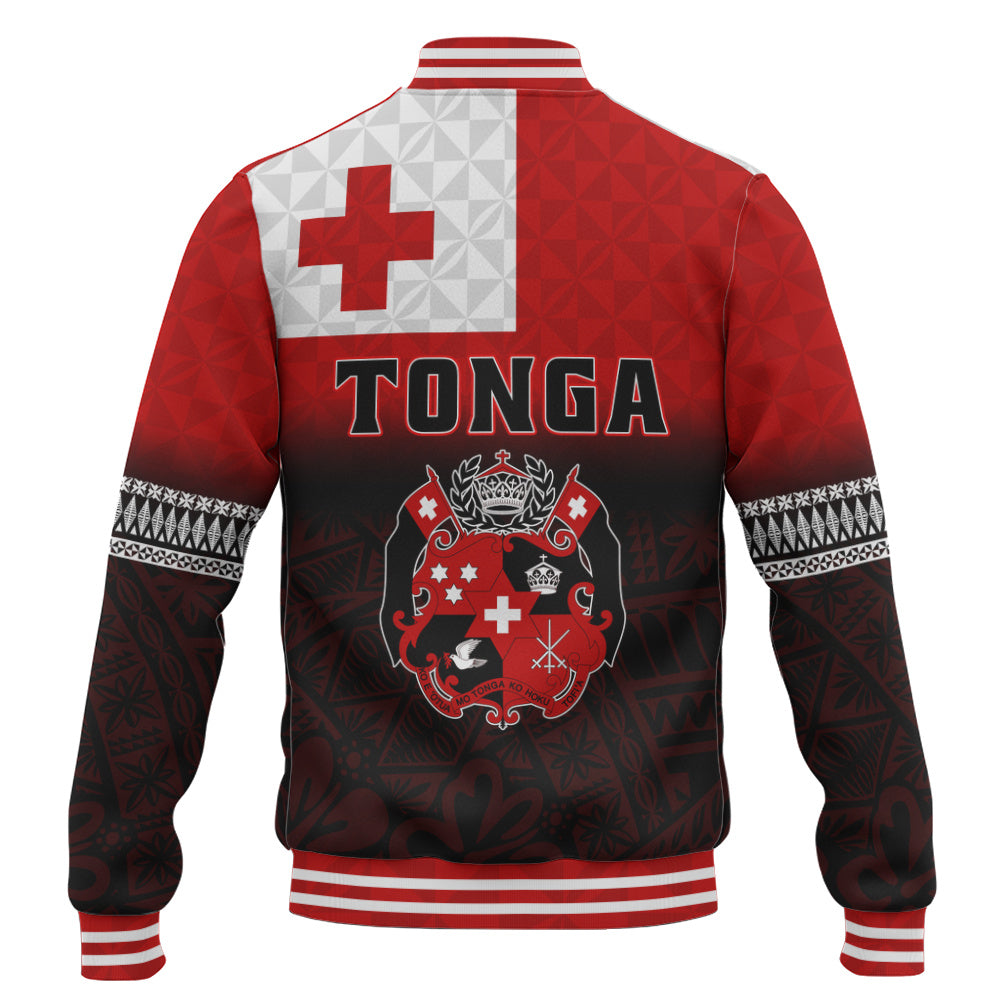 Tonga Baseball Jacket Kingdom Crest 676 Island Pride
