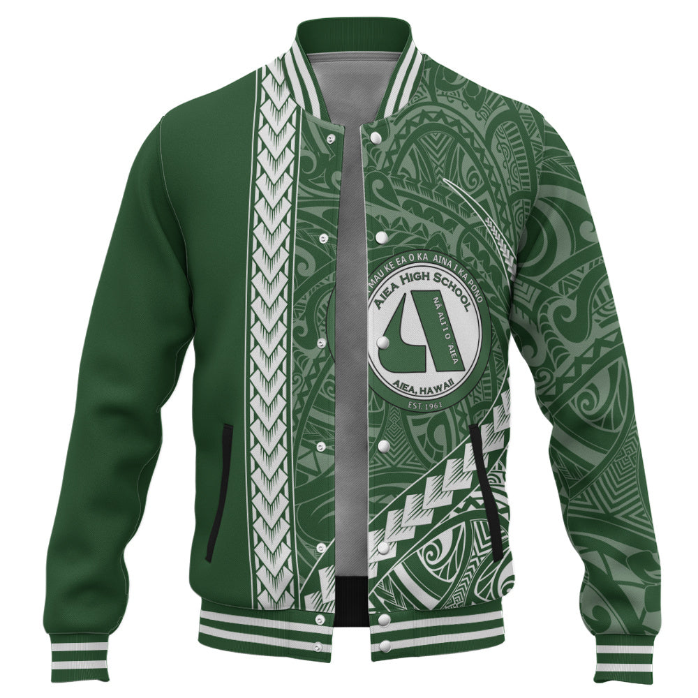 ʻAiea High School Baseball Jacket Tribal Polynesian Pride Style