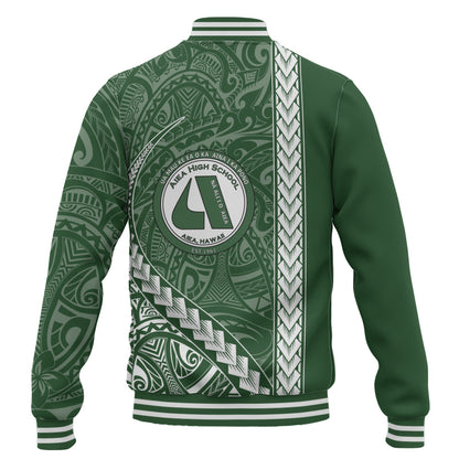 ʻAiea High School Baseball Jacket Tribal Polynesian Pride Style