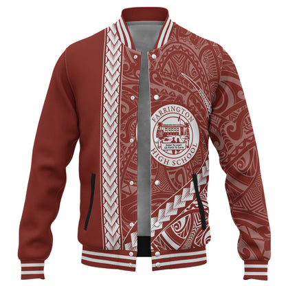 Farrington High School Baseball Jacket Tribal Polynesian Pride Style