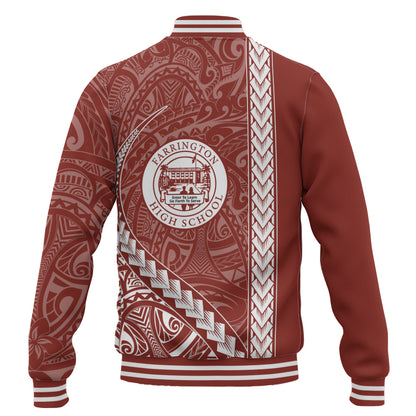 Farrington High School Baseball Jacket Tribal Polynesian Pride Style