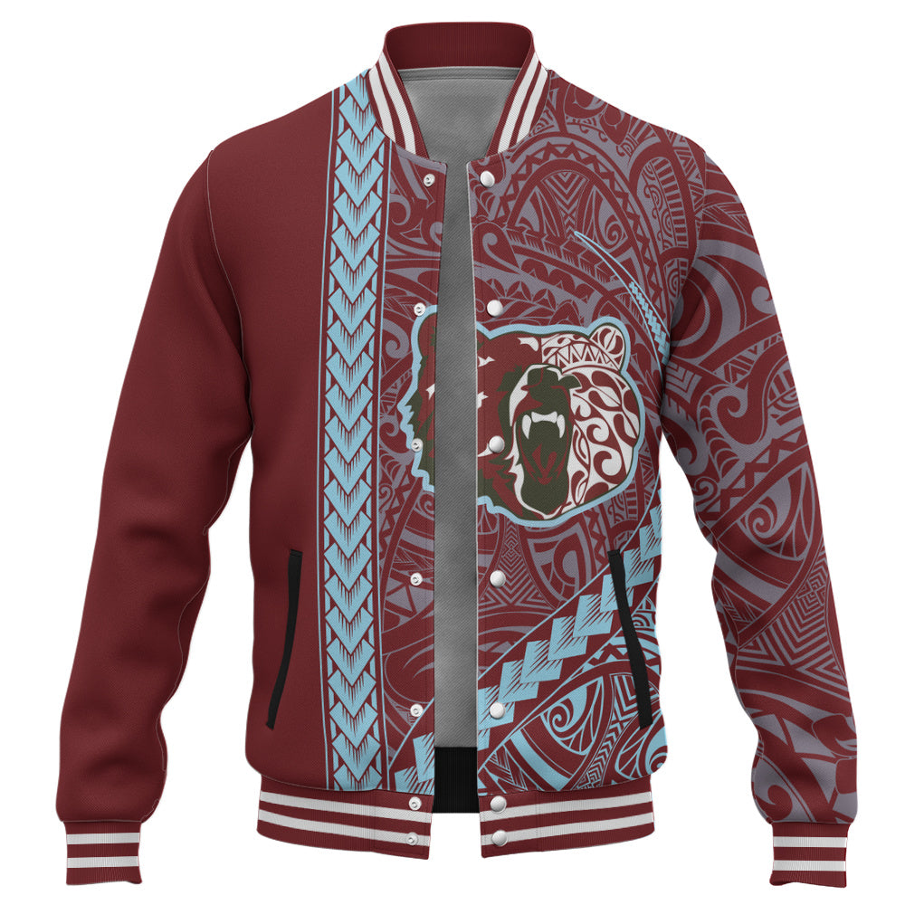 Henry Perrine Baldwin High School Baseball Jacket Tribal Polynesian Pride Style