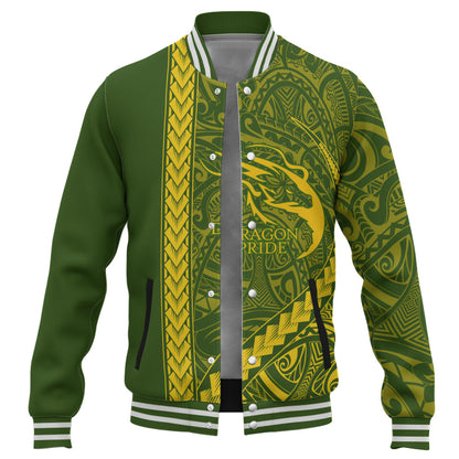 Honokaʻa High & Intermediate School Baseball Jacket Tribal Polynesian Pride Style