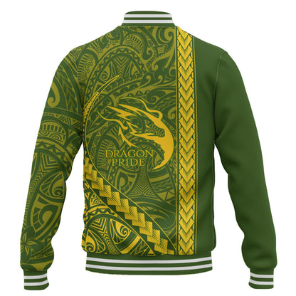 Honokaʻa High & Intermediate School Baseball Jacket Tribal Polynesian Pride Style