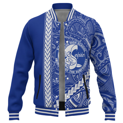 Kailua High School Baseball Jacket Tribal Polynesian Pride Style