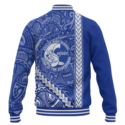 Kailua High School Baseball Jacket Tribal Polynesian Pride Style