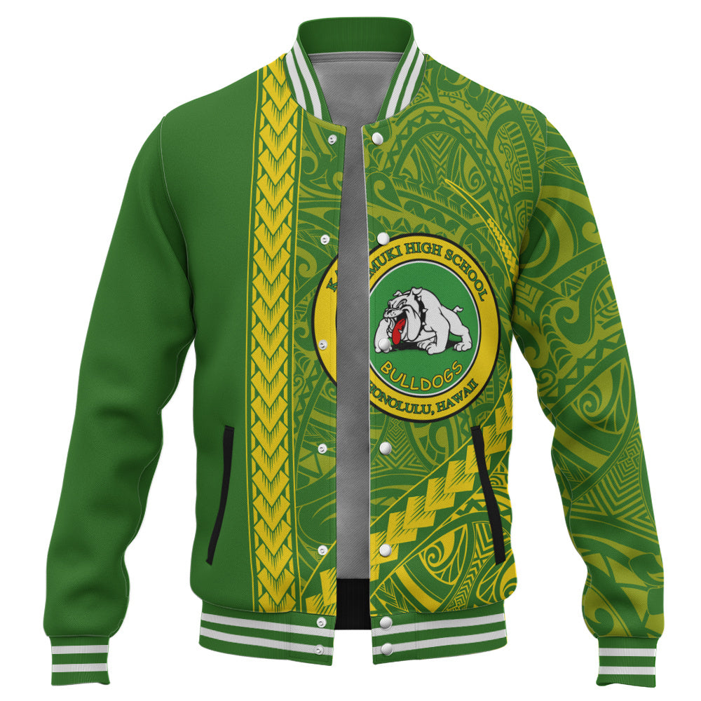 Kaimuki High School Baseball Jacket Tribal Polynesian Pride Style