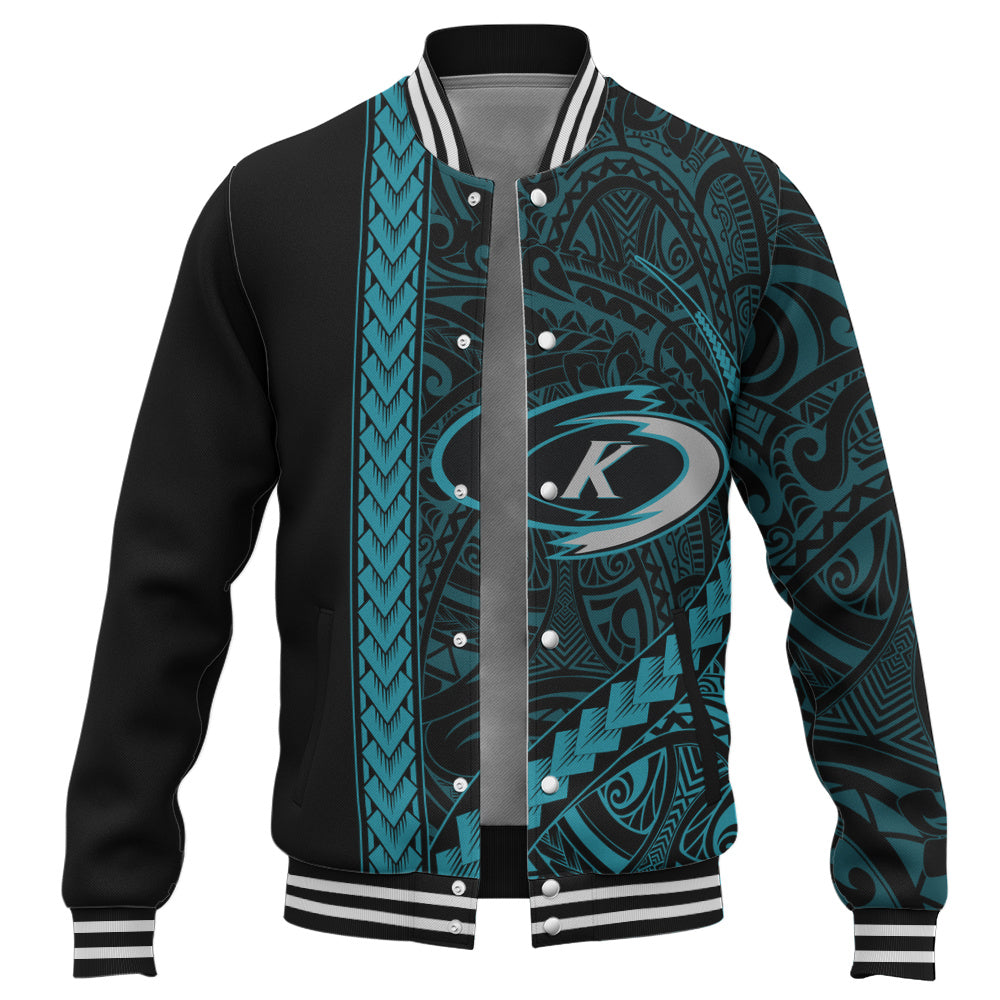 Kapolei High School Baseball Jacket Tribal Polynesian Pride Style