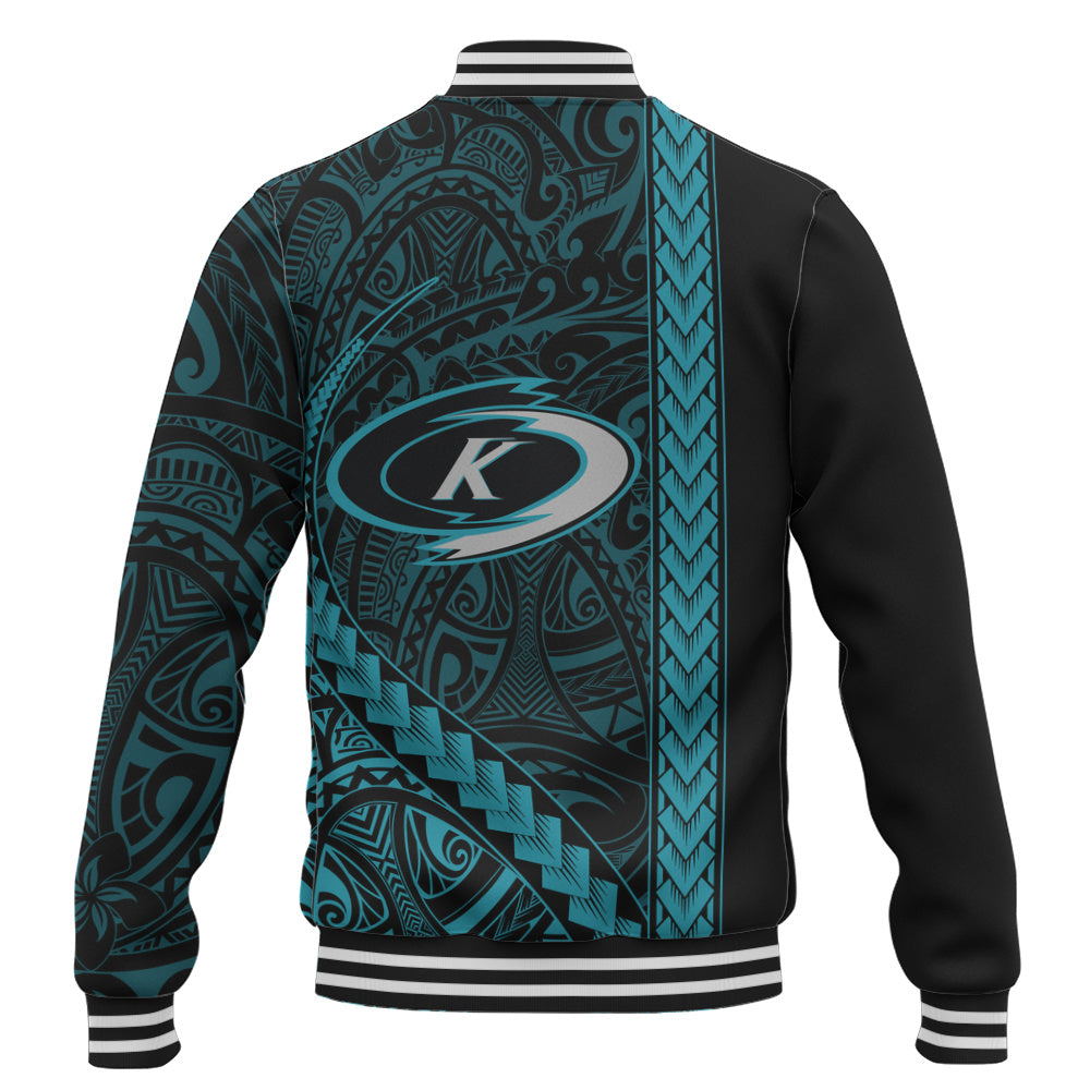 Kapolei High School Baseball Jacket Tribal Polynesian Pride Style