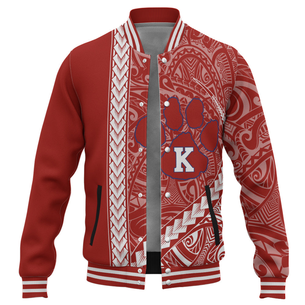 Keaʻau High School Baseball Jacket Tribal Polynesian Pride Style