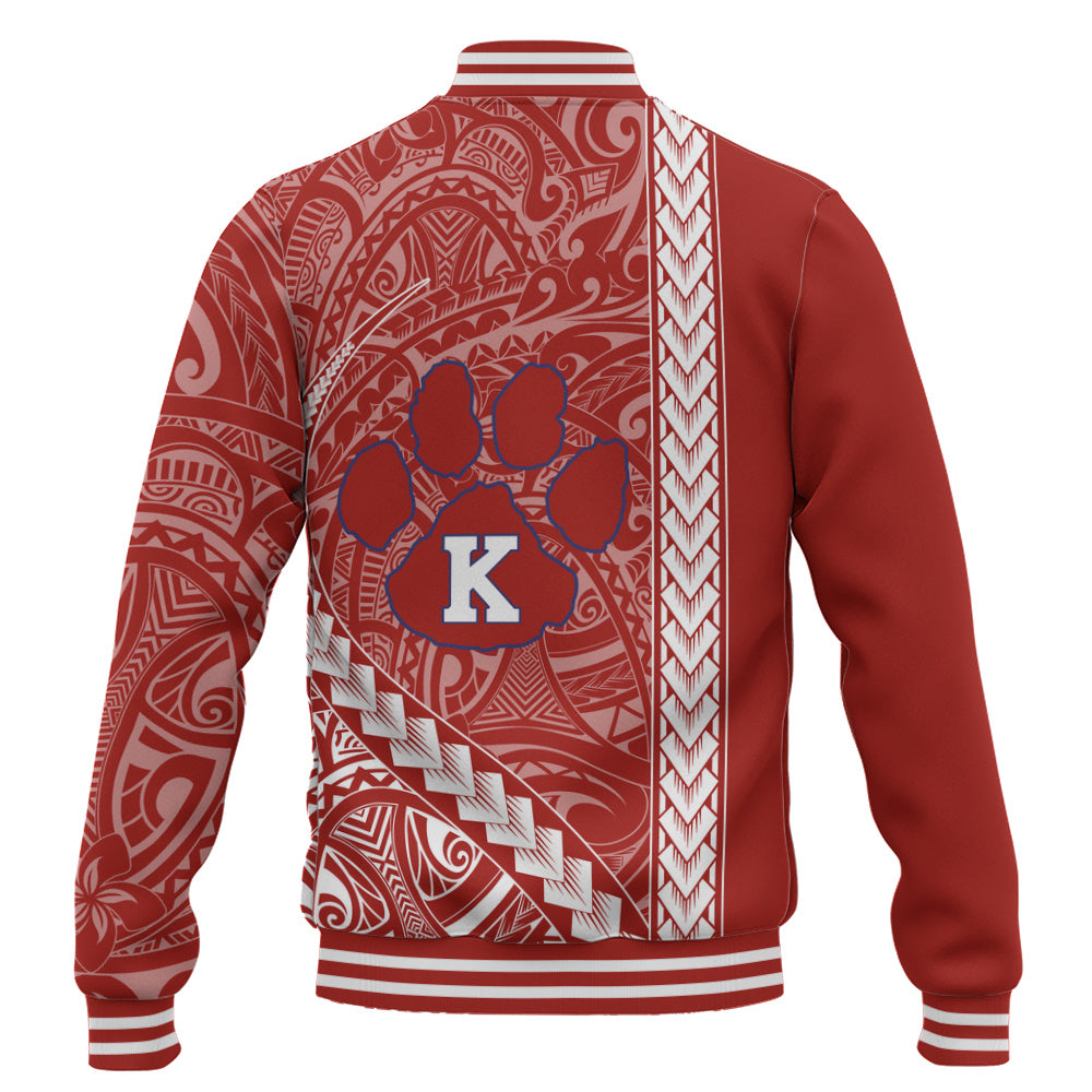 Keaʻau High School Baseball Jacket Tribal Polynesian Pride Style