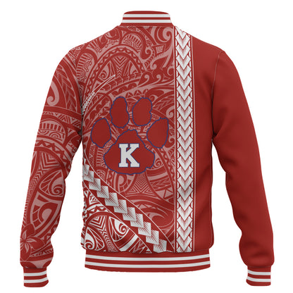 Keaʻau High School Baseball Jacket Tribal Polynesian Pride Style