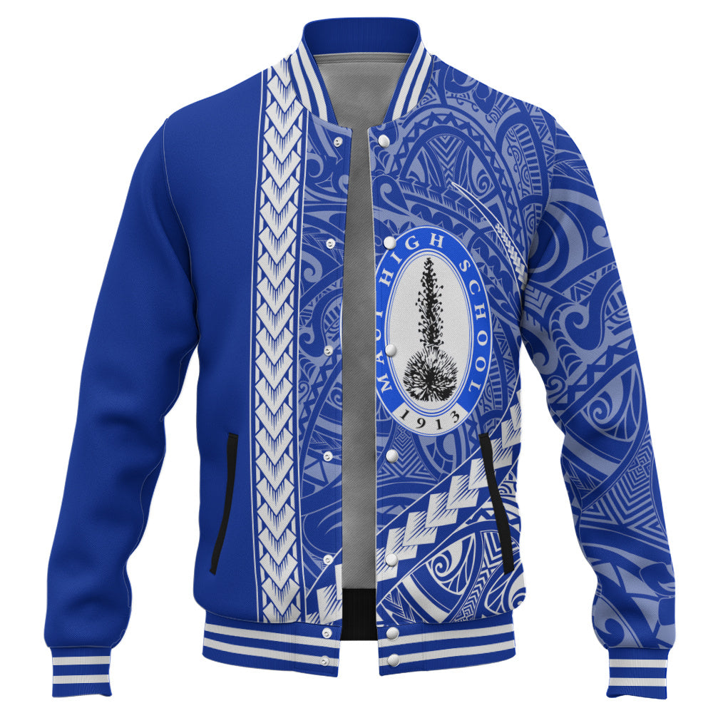 Maui High School Baseball Jacket Tribal Polynesian Pride Style