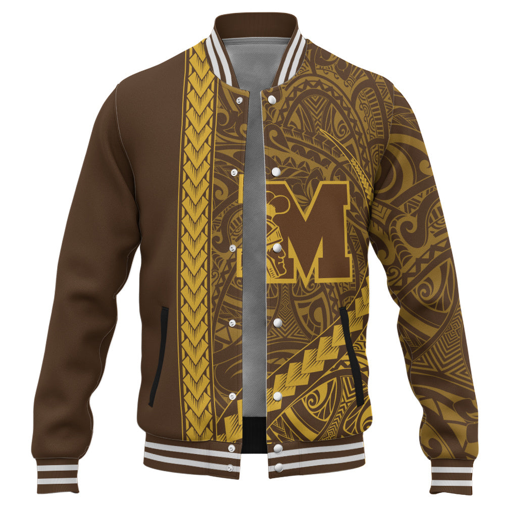 Mililani High School Baseball Jacket Tribal Polynesian Pride Style